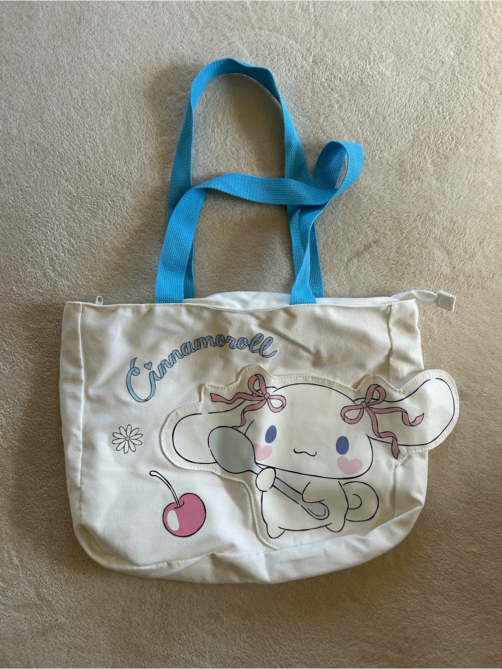 Cinnamoroll Cream Canvas Tote Bag